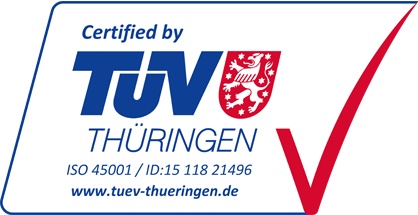 Certified by TÜV